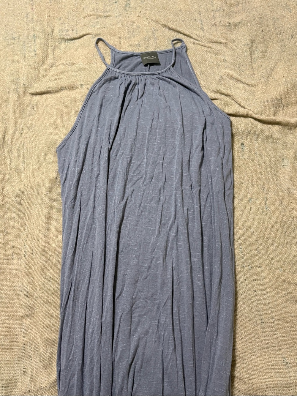 Olivia Rae Dusty Lavender Halter Maxi Dress